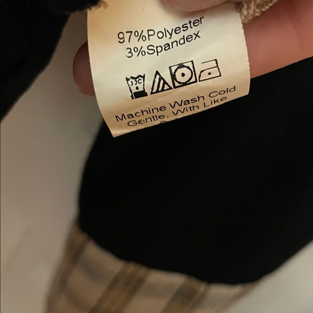 Plaid Black and Tan Women's Jacket - Picture 7 of 7